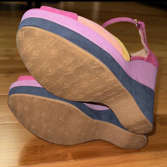 Nina Originals Shari Multi Color Wedge Sandals - Picture 8 of 8